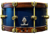 A&F 6.5x14 Chandler Blue Club Snare Drum Teak/Maple w/ Rosewood Counterhoops