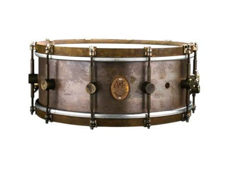 A&F 5.5" x 14" Raw Brass Snare Drum