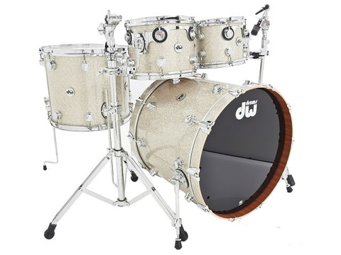 DW 4PC Collector's Series Drum Kit Broken Glass 10 12 16 22BD