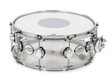 DW 6" x 14" Design Series Snare Drum Clear Acrylic