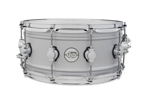 DW 14" x 6.5" Design Series Snare Drum Matte Aluminum