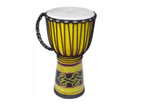 Ecko 12" x 24" Painted Djembe Yellow