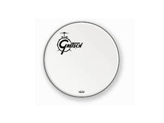 Gretsch 22" Coated Resonant Bass Drum Head w/ Offset Logo GRDHCW220