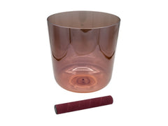 Bol chantant en cristal Infinity de Sela Percussion de 7,5 po en sol 3 432 Hz Orange