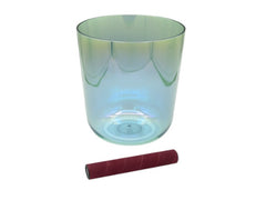 Bol chantant en cristal Infinity de Sela Percussion de 6 po en F4 432 Hz Turquoise