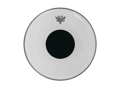 Tête de grosse caisse Remo Controlled Sound Clear Black Dot 22"