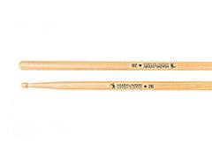Baguettes de batterie HeadHunters Hickory Classic 2B