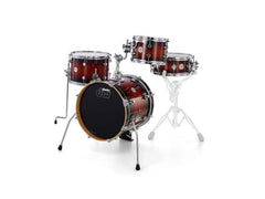 DW Design Series Mini Pro 4 Piece Shell Pack Tobacco Burst DDLG1604TB