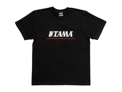 Tama Logo T-shirt Black w/ Red Line Size Small TAMT004S