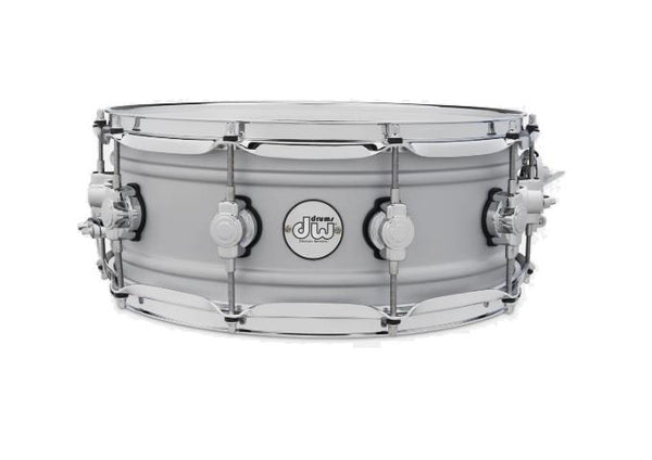 DW 14" x 5.5" Design Series Snare Drum Matte Aluminum