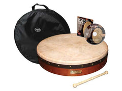 Sac à dos Bodhran classique Waltons 18" marron foncé