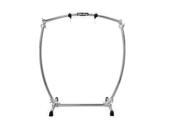 Gibraltar Curved Bar Gong Stand with Chrome Clamps - Fits 28" - 40"