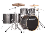 Ludwig Evolution 6PC Kit w/Hardware & Cymbals 10 12 14 16 14SN 22BD Platinum Sparkle