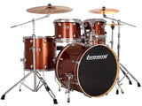 Ludwig Evolution 5PC Kit w/Hardware & Cymbals 10 12 16 14SN 22BD Copper Sparkle