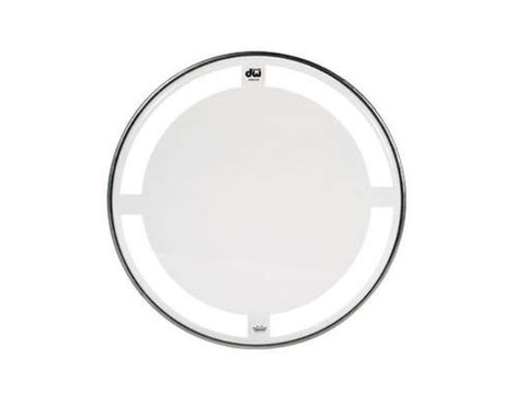 DW  6" Coated Clear Drum Head
