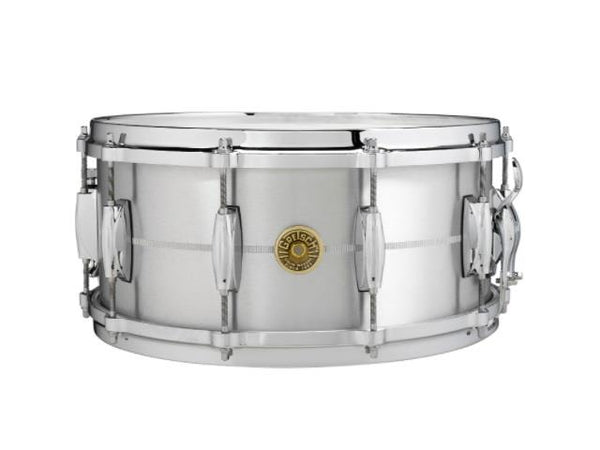 Gretsch 6.5x14 Solid Aluminum USA Custom Snare Drum