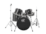 Westbury 5 PC Black Sparkle 22 BD Stage Drum Kit w/ Hardware