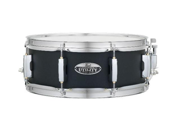 Pearl Satin Black Modern Utility Snare Drum 13x5