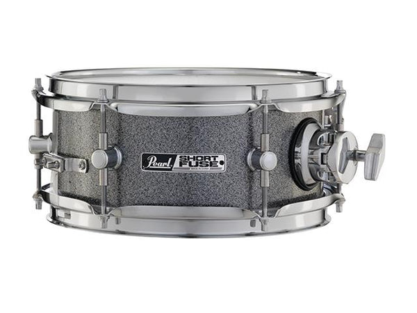 Pearl 10x4.5 Short Fuse Snare Drum w/ Rotating Mounting Clamp Grindstone Sparkle