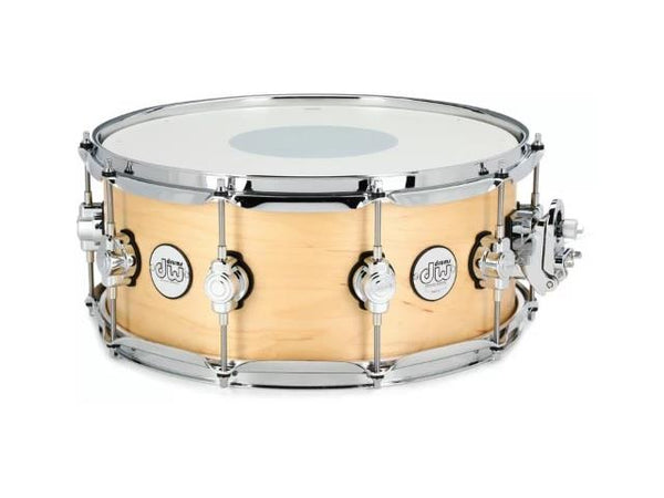 DW Design Series 6x14" Natural Satin Snare Drum